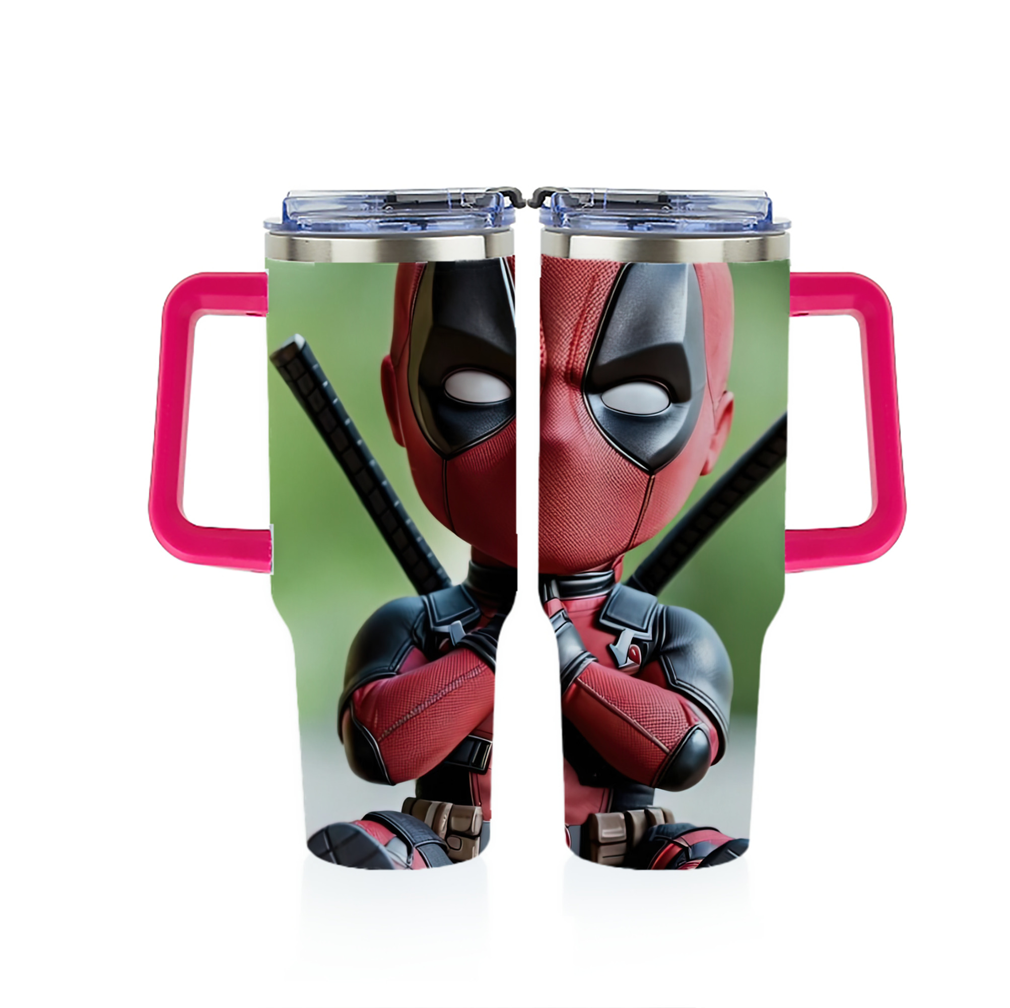 （画像用） Deadpool デッドプール 1200ｍLフルプリント車用タンブラー
